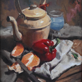 Still Life 3' still-life oil painting by artist Prasad Thite, 18x12 inch, on canvas
