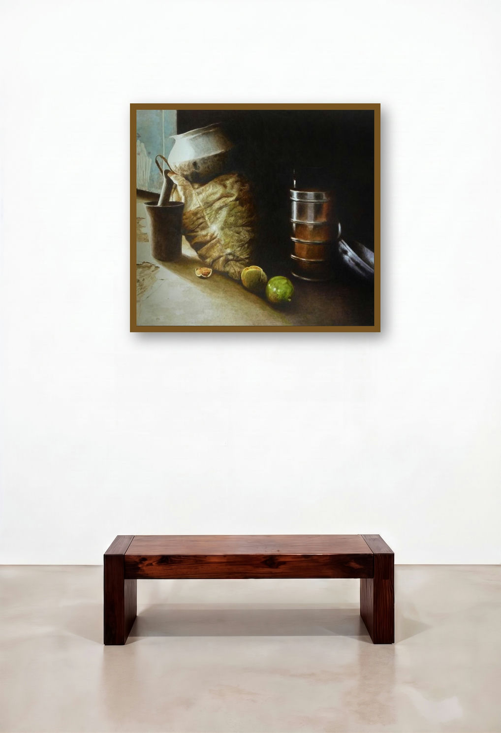 Still Life 3 (Everyday Echoes) by artist Raghunath Sahoo displayed in a Transitional Reception Area