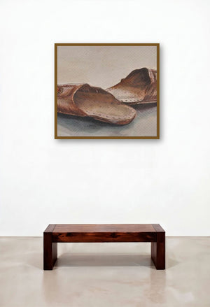 Still Life I (Time-worn Treasures) by artist Bhavesh Patel displayed in a Coastal Hotel Suite