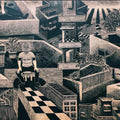 contemporary printmaking titled 'Stories Of Walls In The Lockdown', 24x36 inches, by artist Neeraj Khandka on MDF Board
