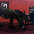 Animals printmaking titled 'Story Of Pluralism 3', 12x16 inches, by artist Chandrashekhar Waghmare on Paper