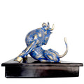 Animals sculpture titled 'Strech Out', 17x12x12 inches, by artist Srinivasa Rao on Mixedmedia