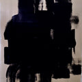 The Succeeding Step' abstract acrylic painting by artist Anand Kamdar, 48x36 inch, on canvas