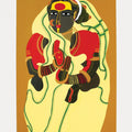 Figurative serigraphs painting titled 'Sugana', 40x30 inches, by artist Thota Vaikuntam on Paper