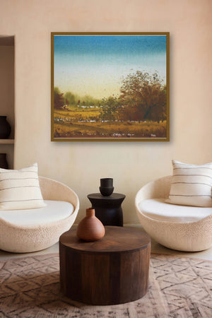 Summer by artist Fareed Ahmed displayed in a Minimalist gallery