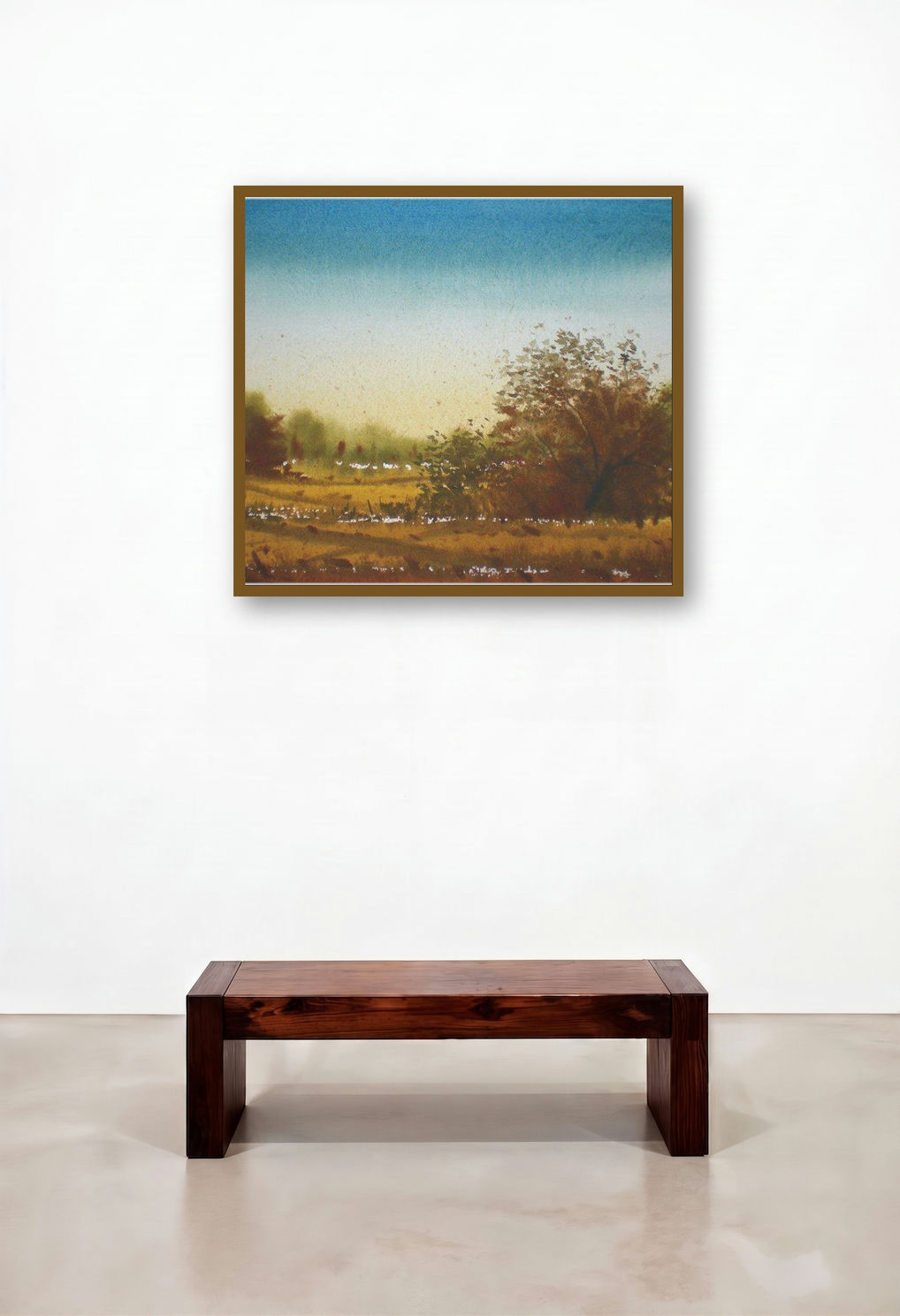 Summer by artist Fareed Ahmed displayed in a Art Deco Hallway