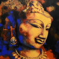 Religious acrylic painting titled 'Sunanya', 60x48 inches, by artist Devendra Nimbargikar on Canvas