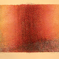 Sunrise 1' contemporary mixed-media painting by artist Jin Sook Shinde, 15x20 inch, on paper