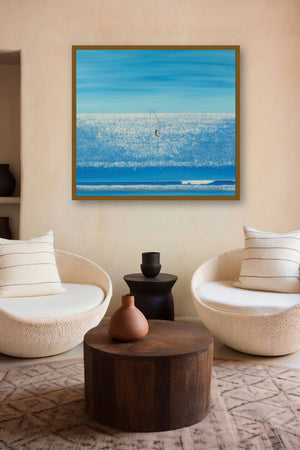 Surfing On Diamonds (Riding the Waves) by artist SIMON MASON displayed in a Designer gallery