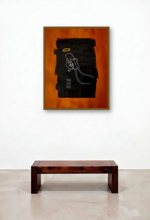 Surrender by artist Marco Antonio Abbagnara displayed in a Industrial Reception Area