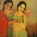 Figurative oil painting titled 'Swarup', 48x36 inches, by artist Renuka Fulsoundar on Canvas