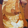 Figurative acrylic painting titled 'Swayvedan 162', 36x24 inches, by artist Lakshman Chavan on Canvas
