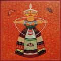 Figurative acrylic painting titled 'Sweet doll 1', 30x30 inches, by artist Bhaskar Lahiri on Canvas