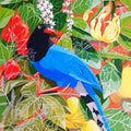 Nature acrylic painting titled 'Taiwanese Magpie', 20x14 inches, by artist Ashik Alikhan on Canvas