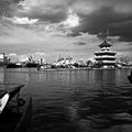 Scenic photography titled 'Tanjung Mas Harbour', 11x15 inches, by artist Rahmat Nugroho on