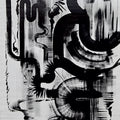 The Tantrums' abstract acrylic painting by artist Anand Kamdar, 60x48 inch, on canvas