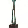 Target' figurative Bronze sculpture by artist Shiben Chattopadhyay, 21x5 inch, on bronze
