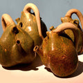 Pots/Vessels sculpture titled 'Tea Pot', 9x9x4 inches, by artist Triveni Tiwari on Ceramic