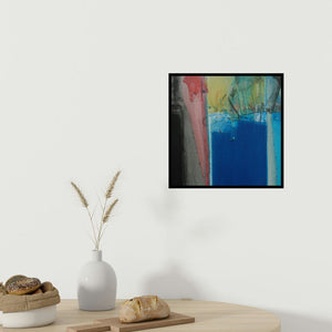 In-situ view of Anil Gaikwad's 'Terra Incognita 11' painting in a room