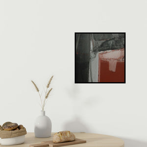 In-situ view of Anil Gaikwad's 'Terra Incognita 16' painting in a room