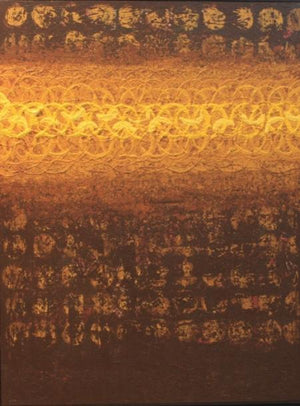 Textured Abstract I by Sidharth Pansari, Original Mixed Media Abstract Painting on Canvas, Large Vertical Wall Art