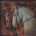 Animals oil painting titled 'The Aesthetic Of Energy 2', 30x30 inches, by artist Ashis Mondal on Canvas