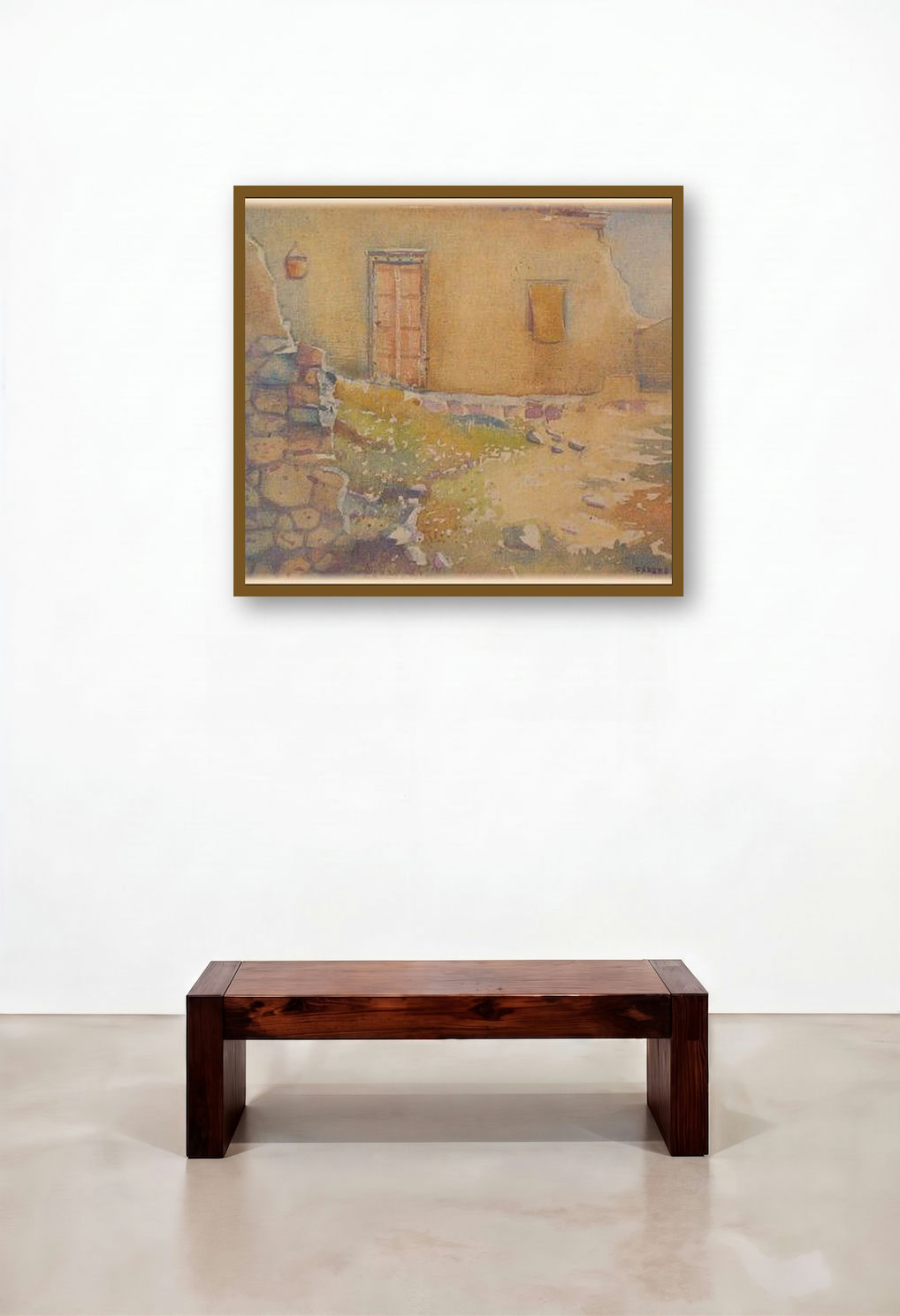 The Door by artist Fareed Ahmed displayed in a Designer Dining Room