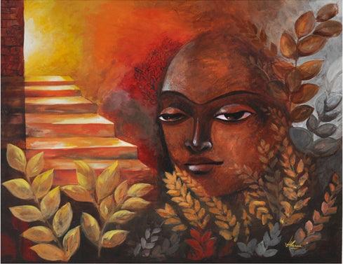 The Exaltation Painting by Huma Hussain | ArtZolo.com