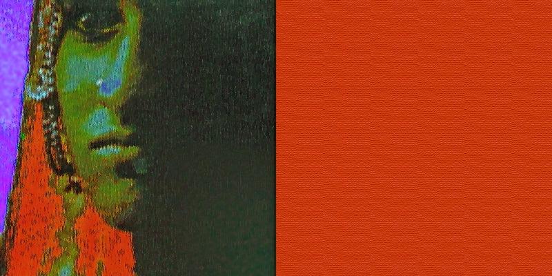 Portrait Digital Painting digital art titled 'The Face', 15x30 inches, by artist PANNA JAIN on canvas