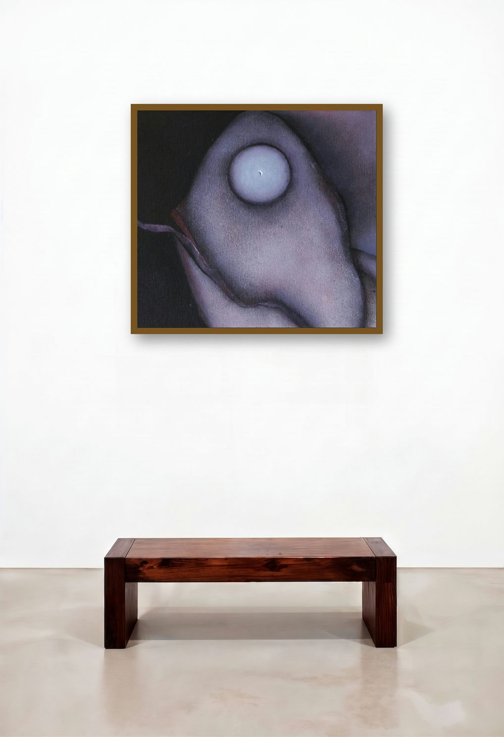 The Fish 2 by artist Jayita Borthakur displayed in a Contemporary Luxury Executive Office