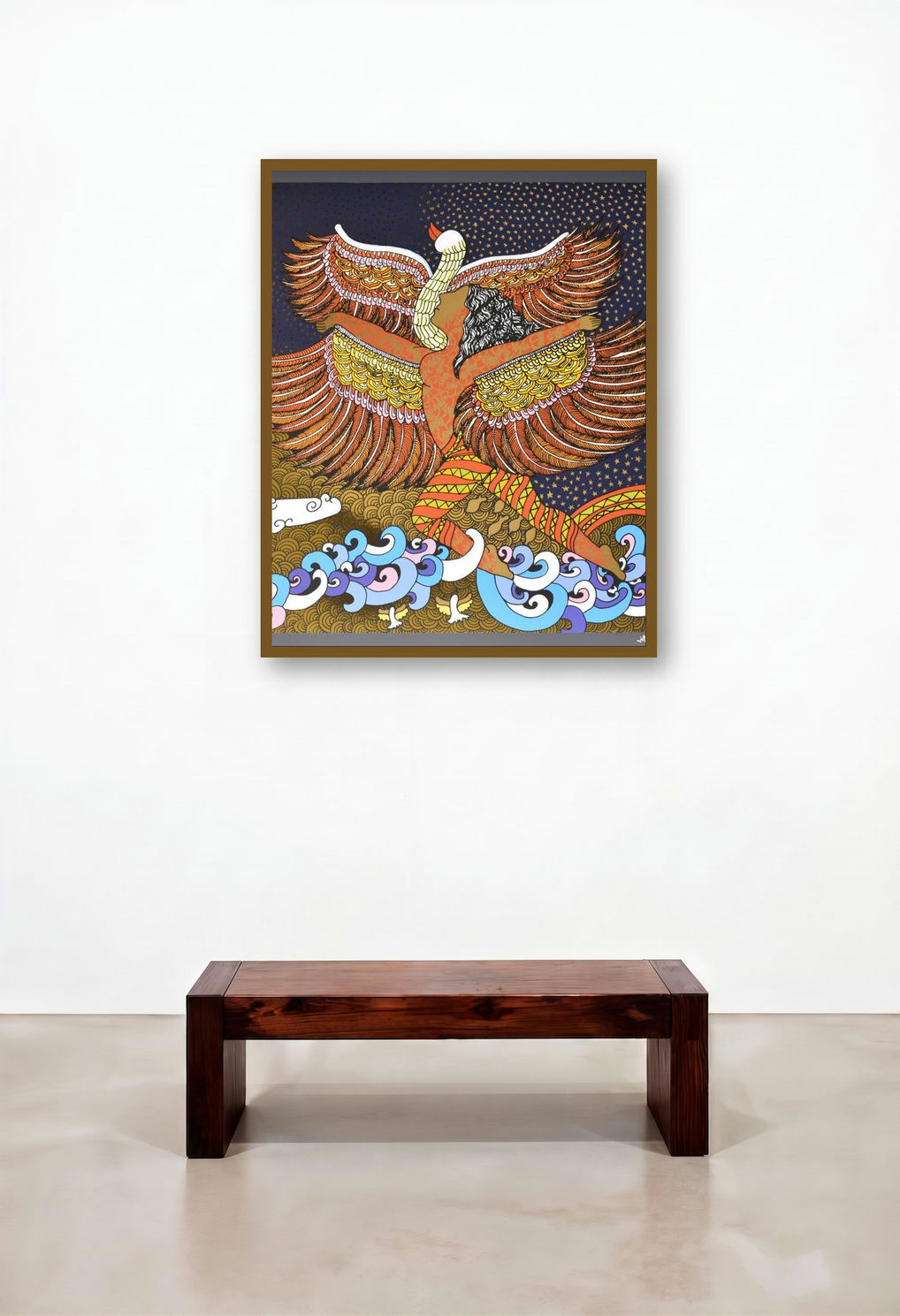 The Golden Womb 8 (Winged Embrace)