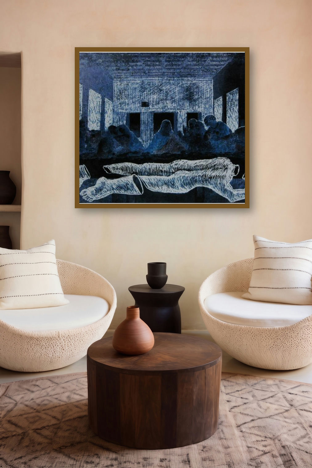 The Last Supper by artist Mithun Dasgupta displayed in a Designer gallery