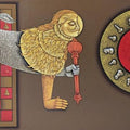 contemporary acrylic painting titled 'The Leader', 29x54 inches, by artist Satyajeet Shinde on Canvas