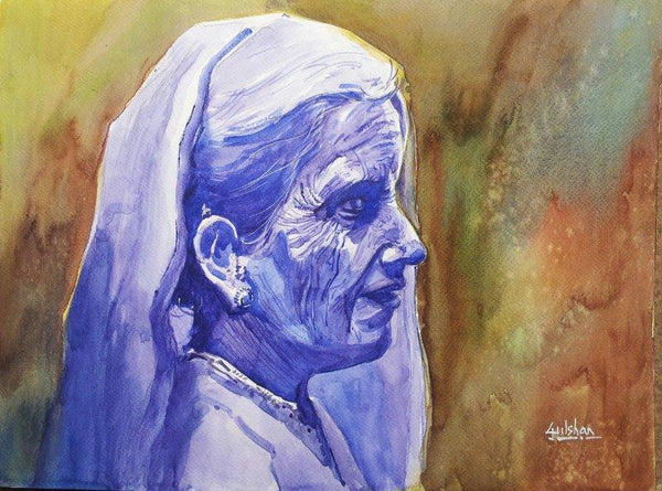 The Listening Ear Painting by Gulshan Achari | ArtZolo.com