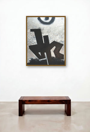 The Sage (Balancing Act) by artist Achyut Palav displayed in a Designer Hotel Lobby
