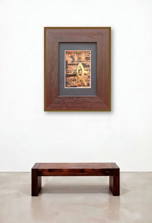 The Sindhu Series 16 (A Glimmering Enigma) by artist Kajal Gaitonde displayed in a Classic Penthouse