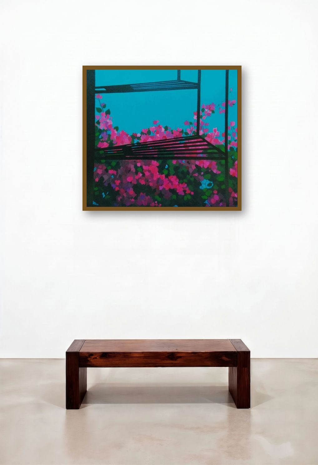 The Staircase (Framed Blossoms)