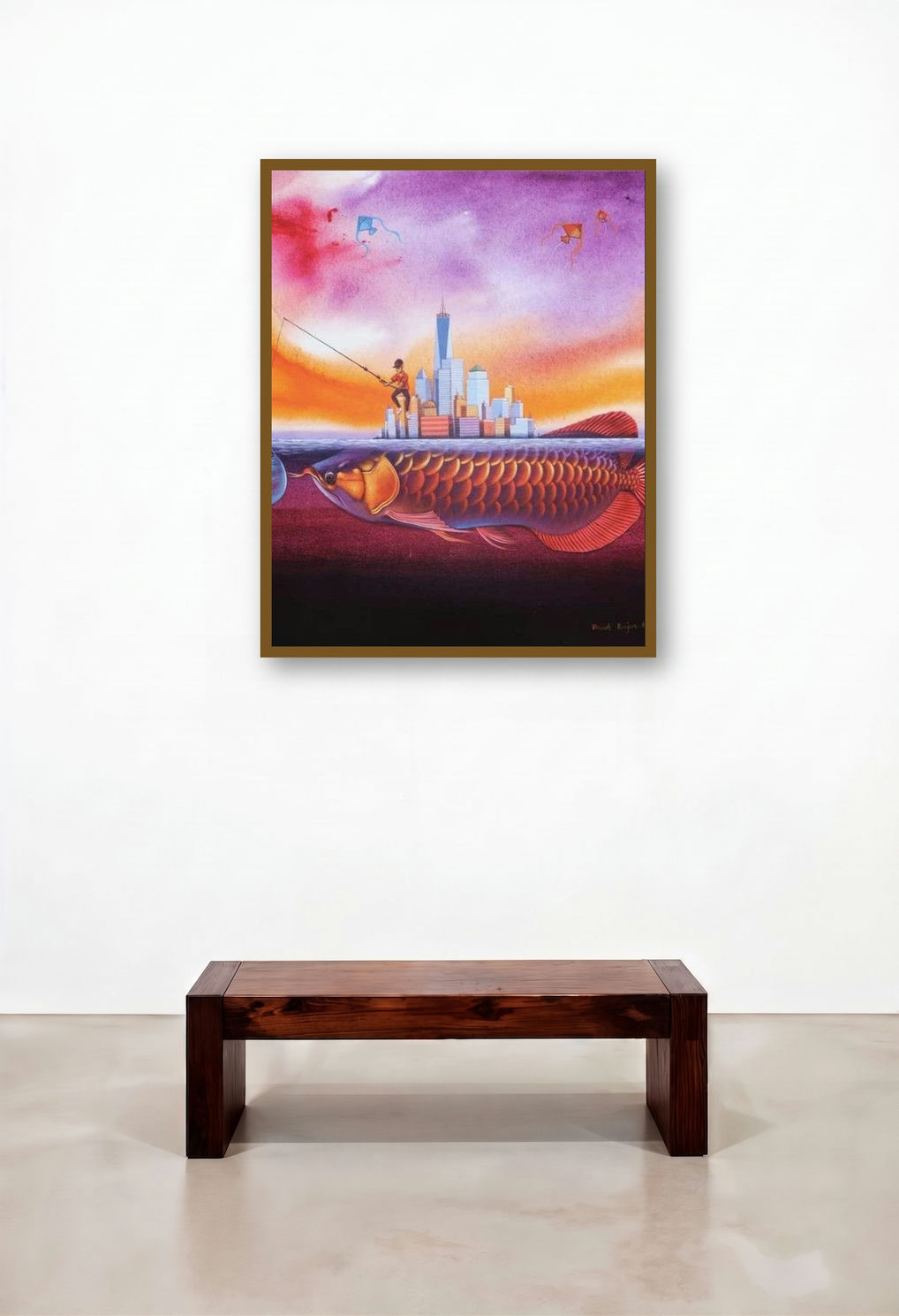 The Thinking Of Urban Pepole (City Fishing)