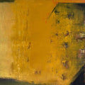 Threshold Of Disruption' abstract acrylic painting by artist Arundhati Pise, 36x48 inch, on canvas