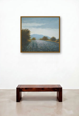 Through The Bushes by artist Fareed Ahmed displayed in a Transitional Home Office