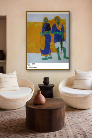 Tiff Between Couple by artist Tailor Srinivas displayed in a Boutique gallery