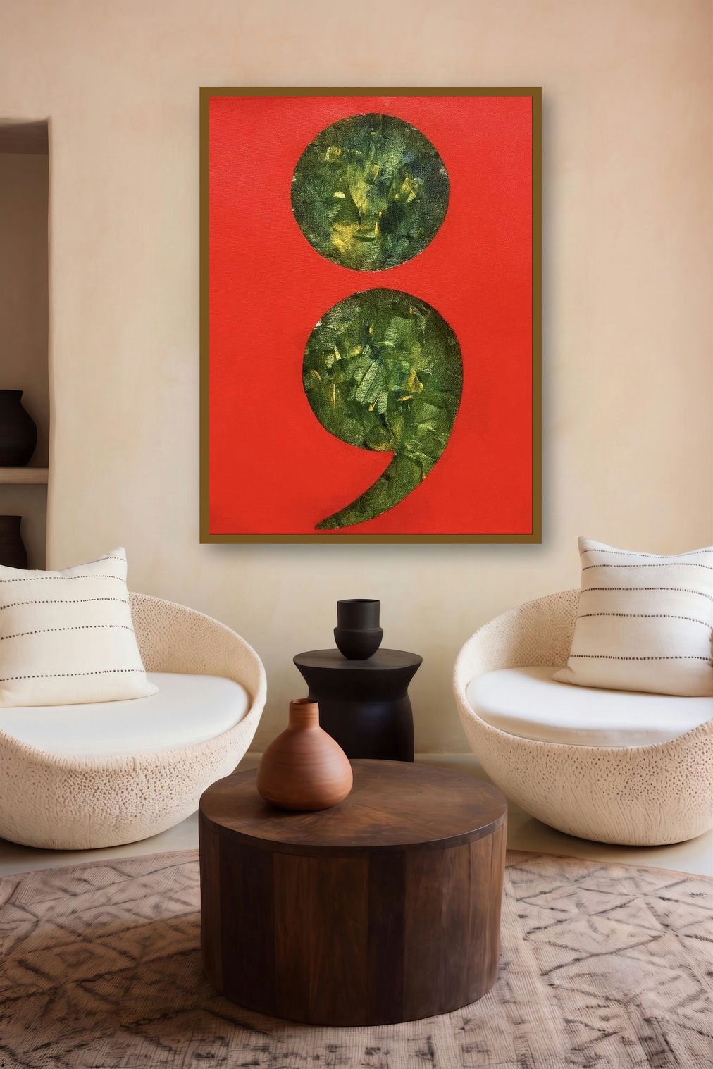 To Be Continue (Pause and Continue) by artist Amit Pithadia displayed in a Designer gallery