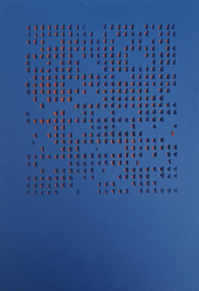 Abstract mixed media painting titled 'To Find Me', 16x11 inches, by artist Unnati Shukla on Paper