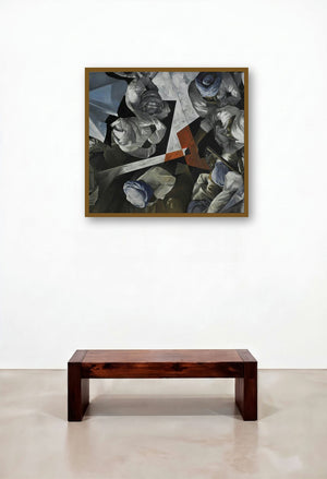 Top View Deal (Urban Assembly) by artist Ajit Deswandikar displayed in a Elegant Dining Room