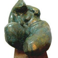 Figurative sculpture titled 'Torso 1', 9x13x8 inches, by artist Shankar Ghosh on Bronze