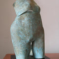 Figurative sculpture titled 'Torso 2', 19x10x16 inches, by artist Shankar Ghosh on Bronze