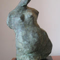 Figurative sculpture titled 'Torso 3', 16x10x8 inches, by artist Shankar Ghosh on Bronze