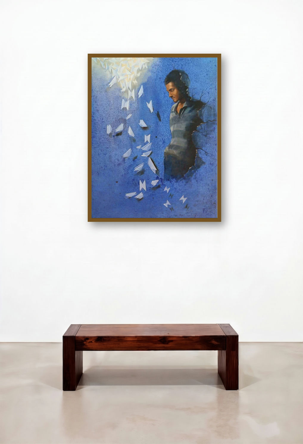 Towards Brightness by artist Nitin Marde displayed in a Industrial Study