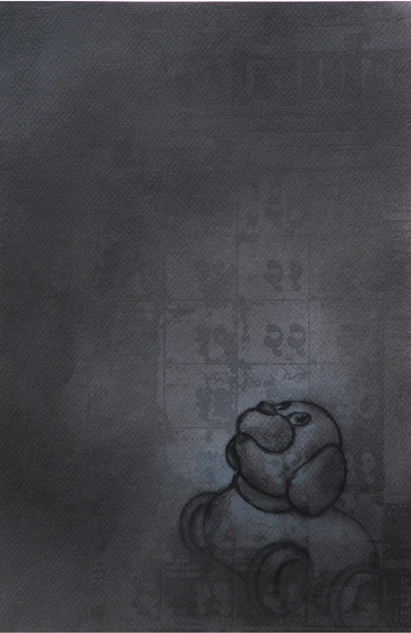 Toys mixed media drawing titled 'Toy 4', 18x24 inches, by artist Deepak Sinkar on Paper
