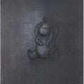 Toys charcoal drawing titled 'Toy 5', 18x24 inches, by artist Deepak Sinkar on Paper